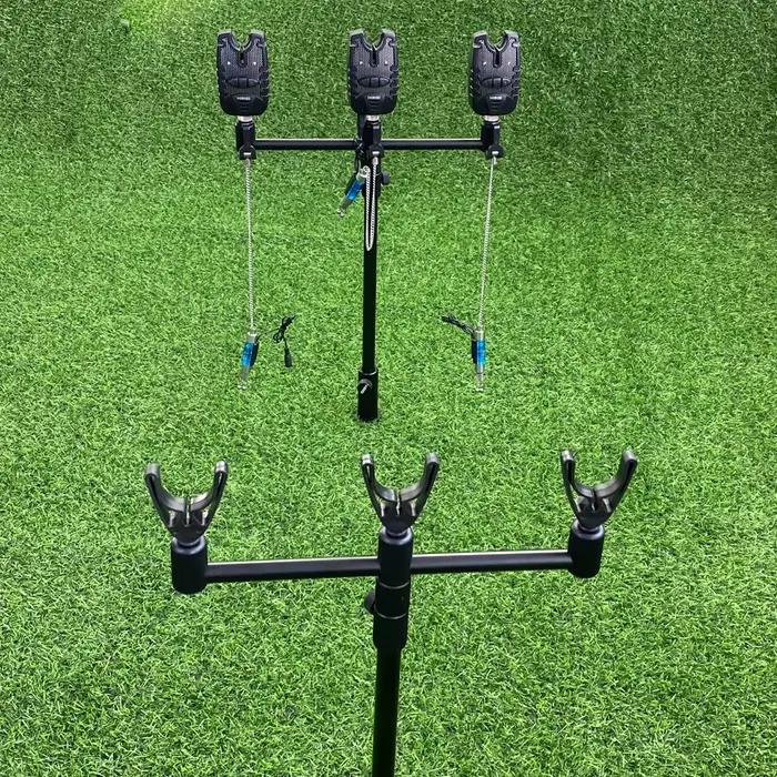 Set alarme de touche et swingers pour carpe - Support de canne trépied barre buzzer équipement carpe