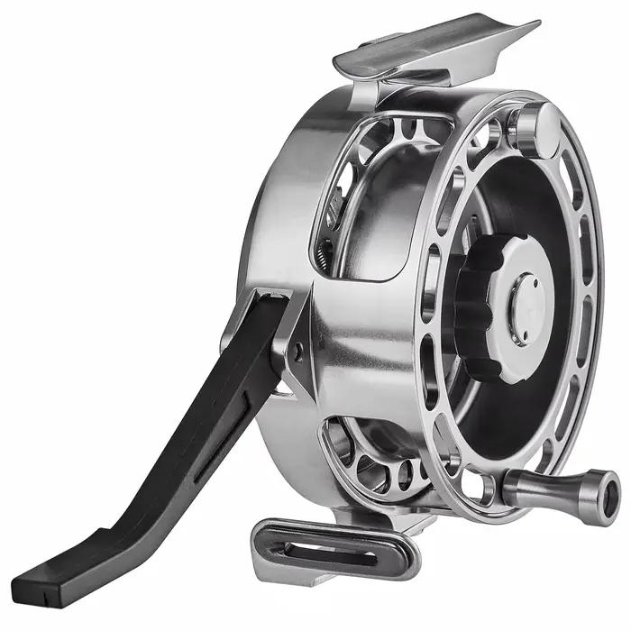 Moulinet automatique pêche à la mouche aluminium CNC 75mm grand arbor pour nymphe eau douce