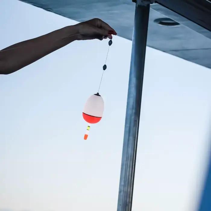 5 Flotteurs lumineux de pêche de nuit EVA 20g à 60g pour surf-casting et rocher, leurres fluorescents