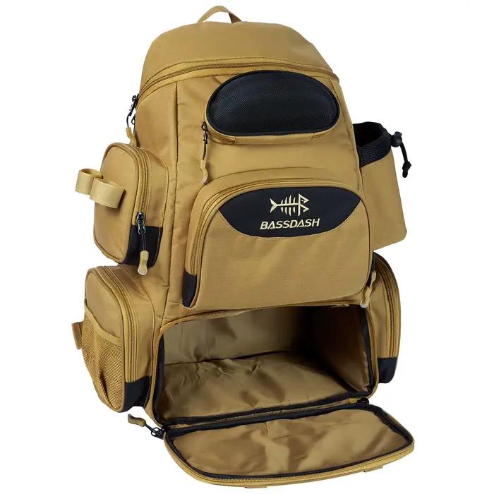 Sac à dos pêche Bassdash : backpack technique pour matériel de pêche avec organisation optimisée