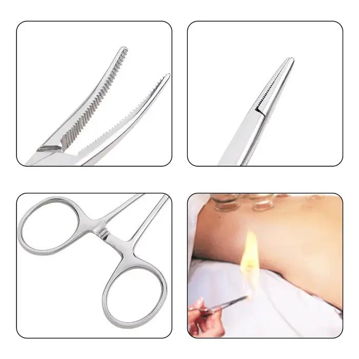 Pince hémostatique outil main 12.5-18cm pour décrocher poissons et soins matériel pêche