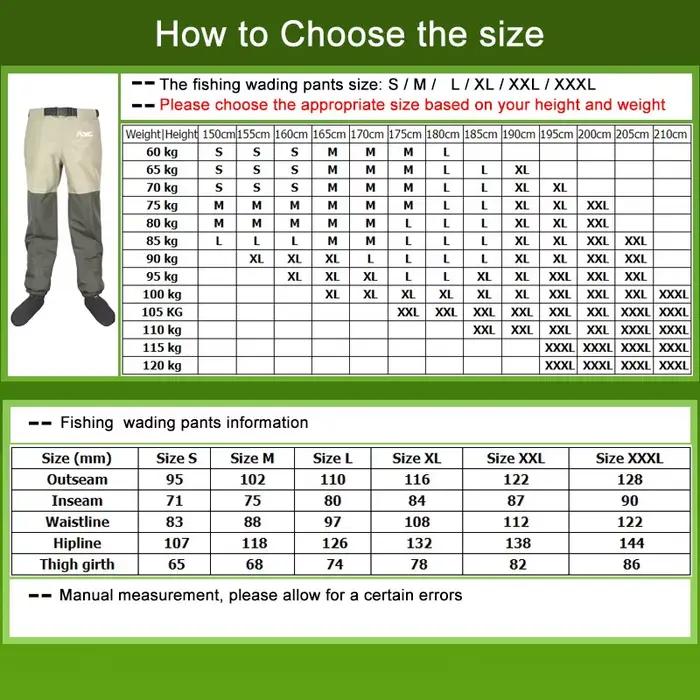 Waders de pêche imperméables homme et femme, avec chaussettes néoprène intégrées pour la pêche à gué