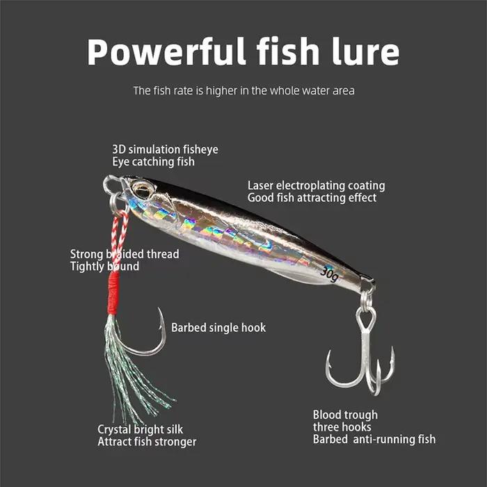 Cuiller japonaise Metal Cast 10-50g - Leurre métallique pour jigging et casting bord de mer