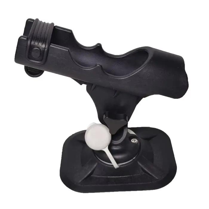 Support de canne à pêche PVC pour bateau gonflable - Fixation réglable pour kayak et raft