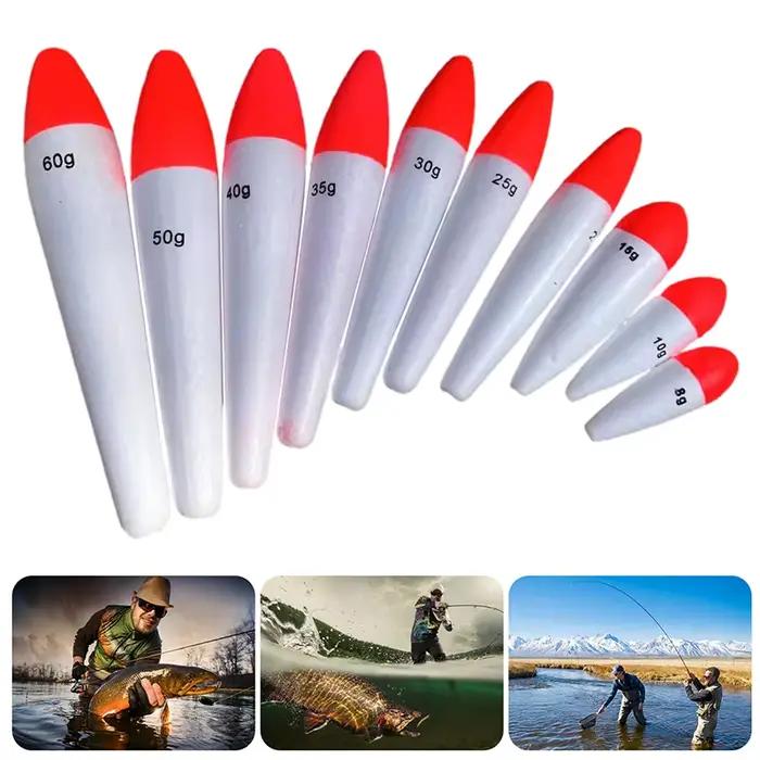 5 flotteurs pêche EVA 2g à 50g - Buoyancy bobber flotador pour pêche au coup et surfcasting