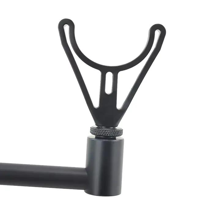 Support canne pêche carpe 2 pièces Hirisi pour piquets de berge - Rod rest head bank sticks