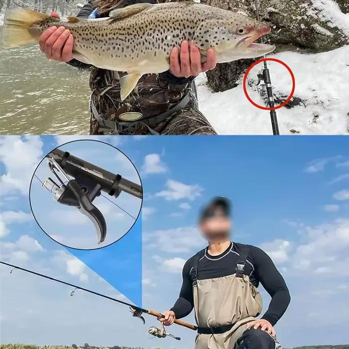Déclencheur lancer canne mer - Accessoire pêche protection doigts - Tackle pêche surfcasting