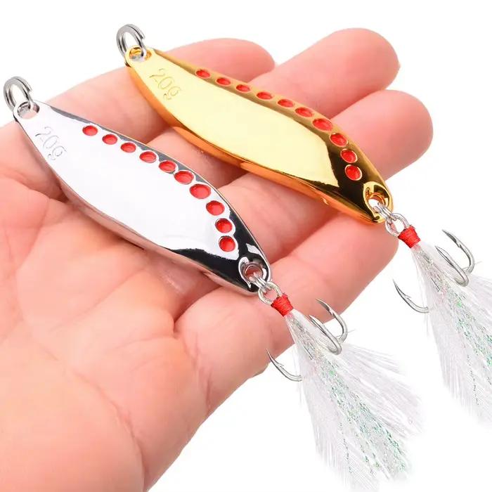 Cuiller vibrante Leech 2.5g-30g pour perche brochet sandre - leurre métallique spinner pêche carnassiers