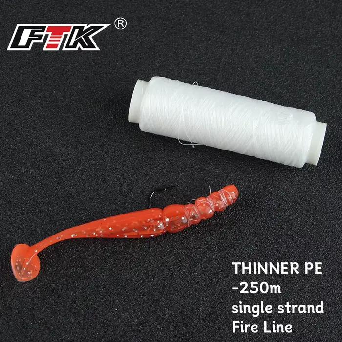 Ligne élastique pêche FTK 250m 0.2mm firewire élastique japonais résistante accessoires