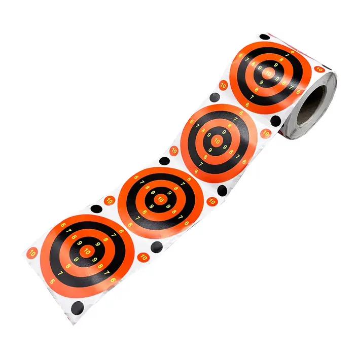 Cibles autocollantes réactives éclaboussantes 7.5cm pour tir pêche fusil pistolet - Précision