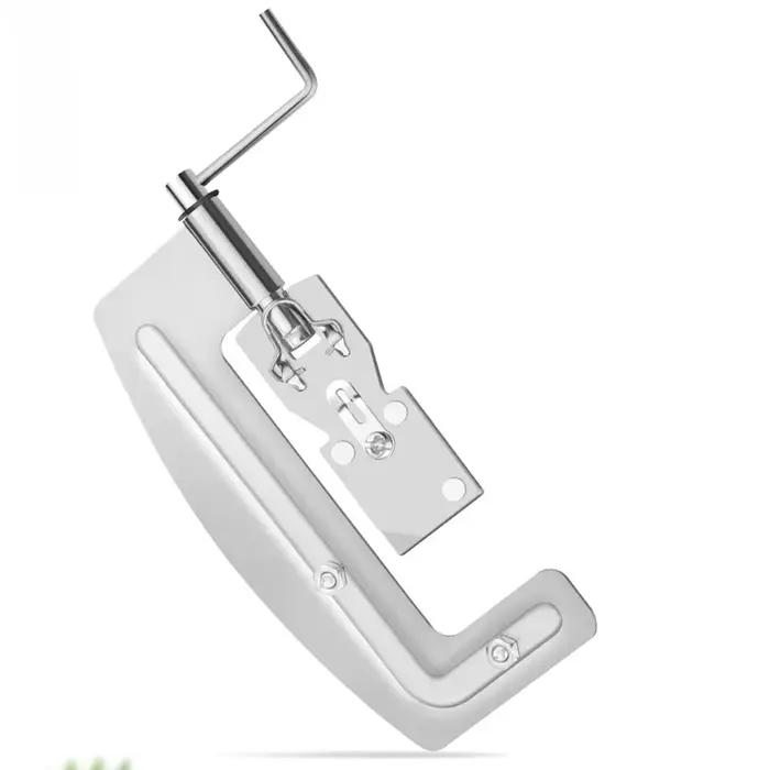 Noeud rapide automatique pour hameçons de pêche mer et leurres avec aiguille double en alliage aluminium