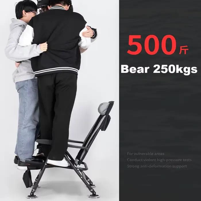 Chaise de pêche européenne multifonction tout-terrain - Siège pliant portable avec plateau pour appâts