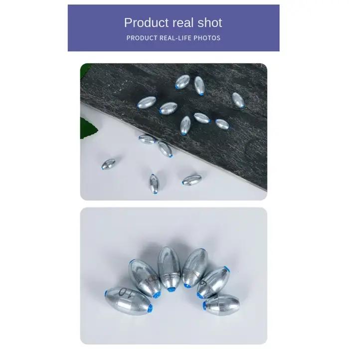 Plombs de pêche creux alliage acier carbone 20 pièces 3g à 10g - Poids appâts leurres