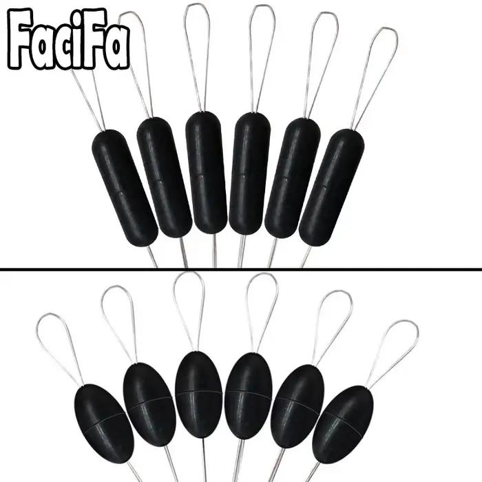 60 pièces flotteurs pêche silice anti-dérive résistance professionnelle connecteur stopper ligne