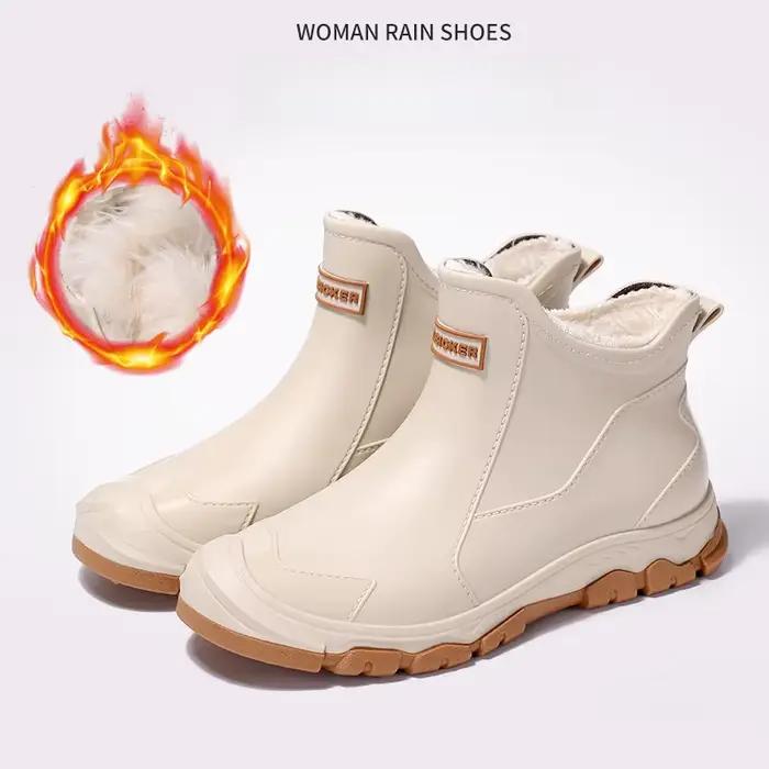 Bottes de pêche courtes imperméables anti-dérapantes pour homme - Style coréen tendance