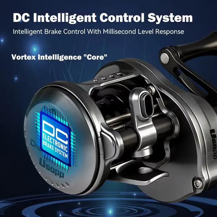 Moulinet baitcasting LEYDUN DC USOPP ratio 7.6:1 134g ultraléger frein 4.5KG haute performance