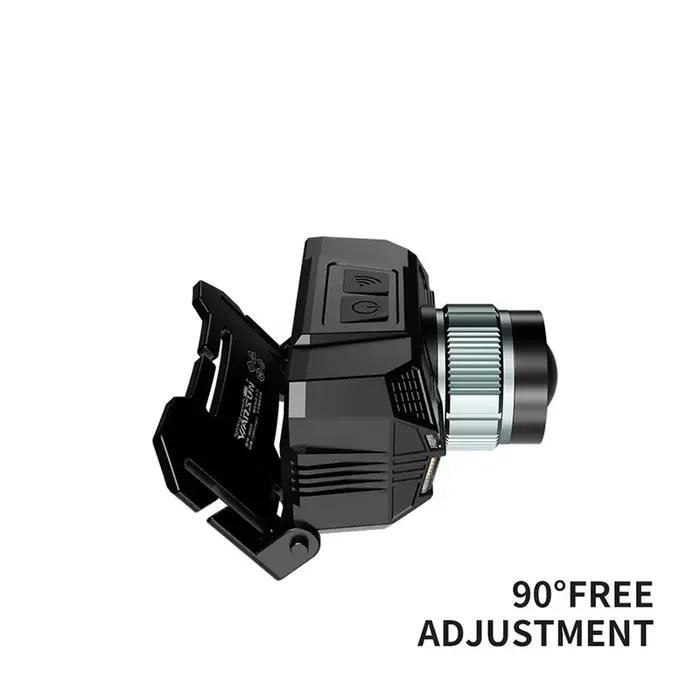 Lampe frontale pêche puissante WARSUN zoomable rechargeable 18650 pour lanternes de pêche