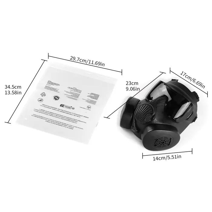 Masque tactique protection intégrale pour pêche - Équipement sécurité jeux extérieurs et festivals
