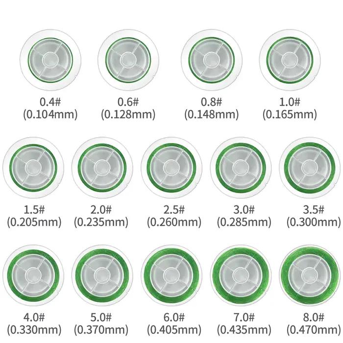 Ligne pêche nylon DNDYUJU 500M super résistante 2LB-40LB - monofilament ligne principale durable