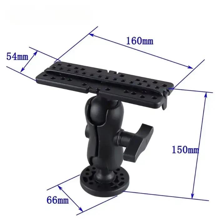 Support rotatif 360° pour sondeur et GPS de kayak - Base de fixation pour équipements électroniques de pêche