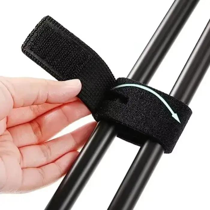 Sangle élastique pour canne à pêche - Bande de fixation réglable pour rangement et transport