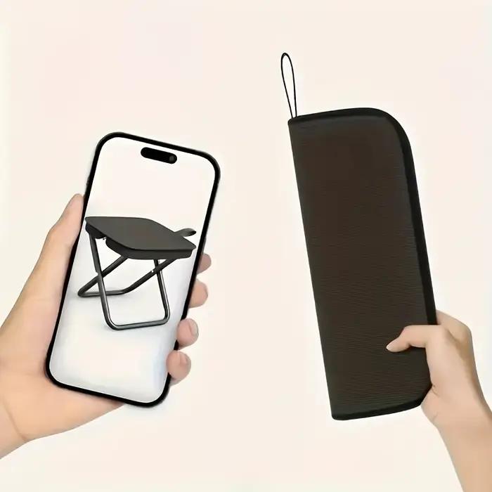 Tabouret pliant portable pour pêche - Siège léger pliable camping et randonnée
