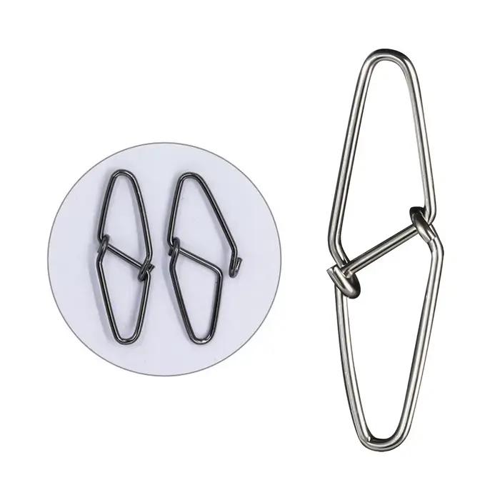 Diamant Pin Fishing Swivel Snap DNDYUJU 50-100 Pièces Acier Inoxydable Connecteur Leurres Accessoires