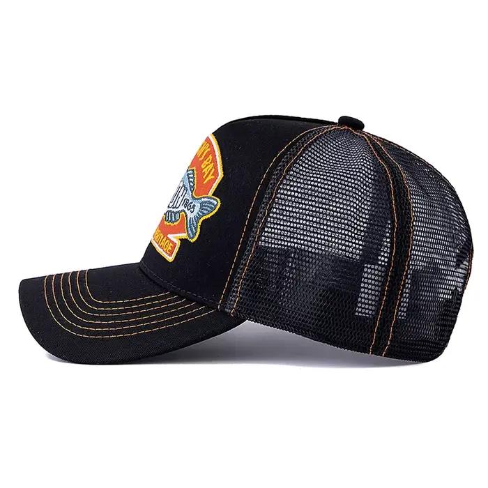 Casquette pêche été unisexe mesh respirant - Style big fish pour pêcheurs hommes et femmes - Chapeau outdoor