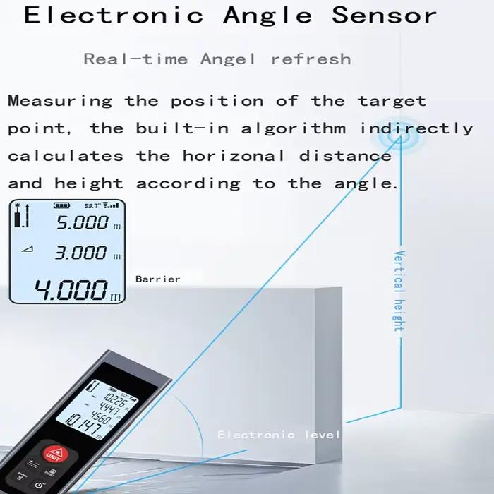 Télémètre laser en alliage d'aluminium avec charge USB - 262FT/328FT pour pêche précise