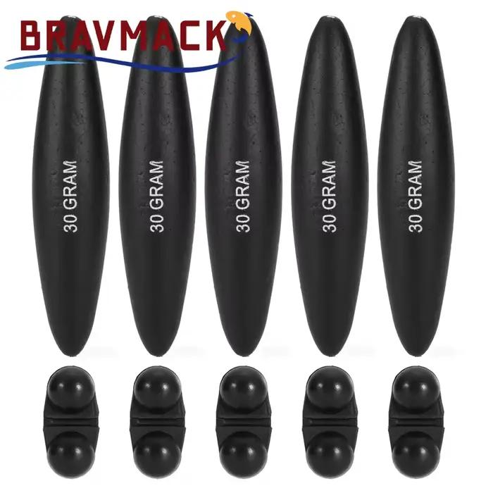 5 flotteurs pêche en EVA avec grelot et perle plombée pour silure, 20g et 30g, accessoires