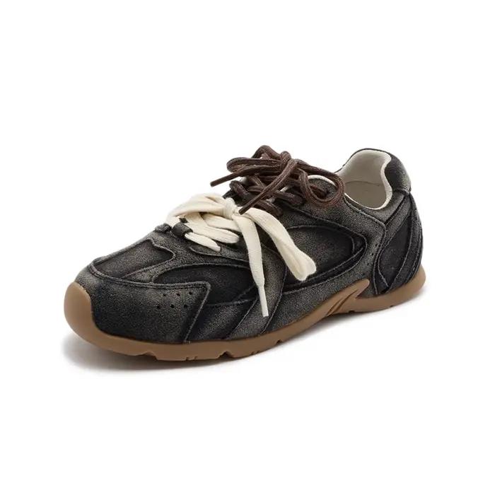 Sneakers cuir pêche femme 2026 - Training shoes anti-dérapantes pour pêche technique