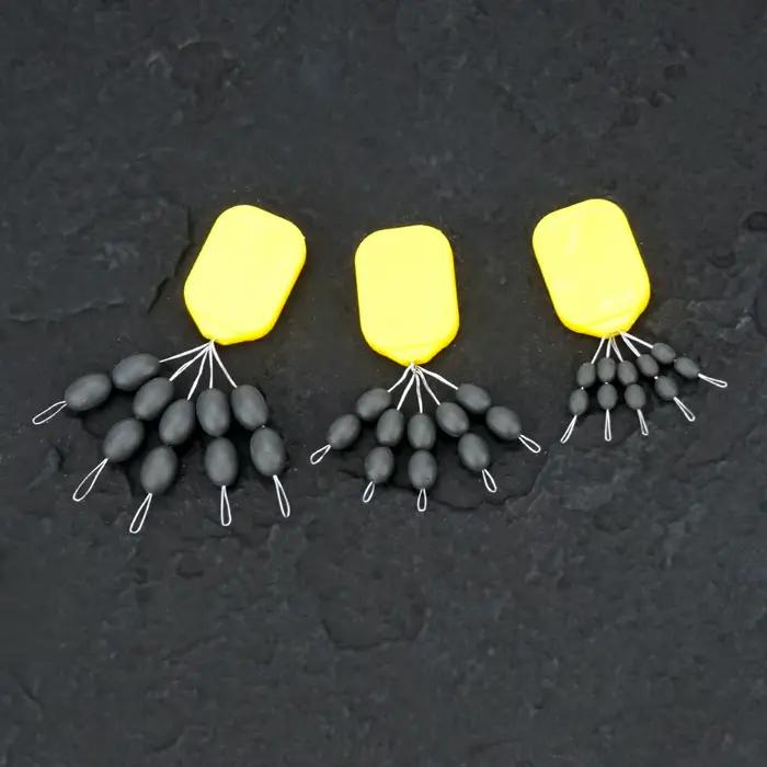 Set plombs tungstène Hirisi AG301 4mm 6mm 8mm pour bas de ligne pêche carpe
