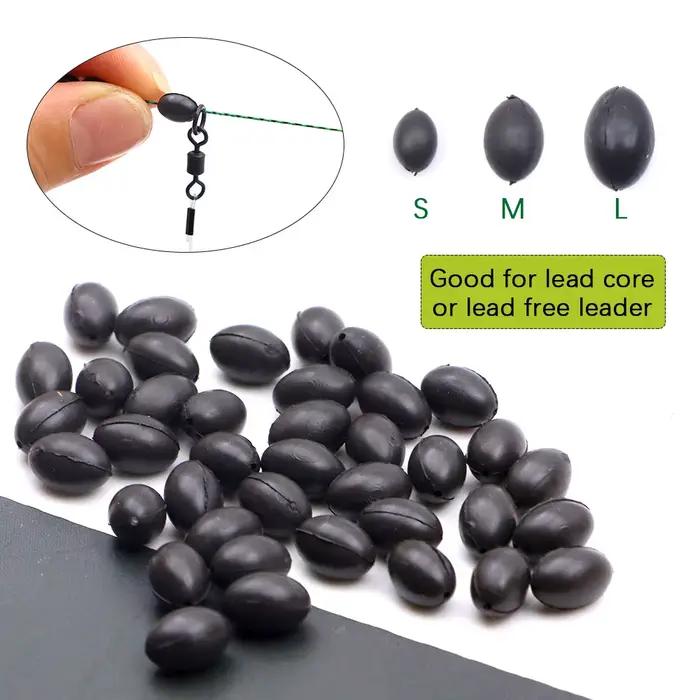 Perles tungstène 10 pièces pour montages carpe - Plombs libres leaders chod rig sans plomb