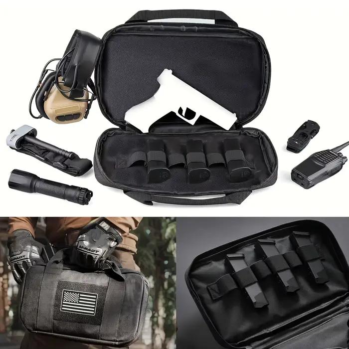 Pochette tactique pour pistolet et équipement - Protection transport pêche et chasse discret