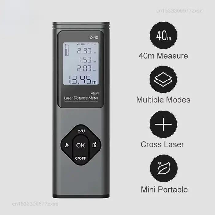 Télémètre laser 2 en 1 RONGUAN LR1 avec inclinomètre digital - Outil polyvalent pour pêcheurs