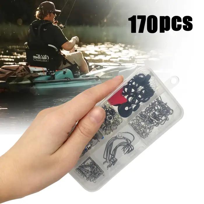 Kit de pêche professionnel 170-410 pièces - Ensemble complet pour truite, bar et pêche en mer