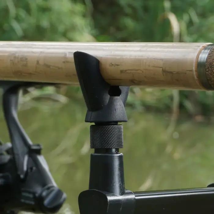 4 supports de tête en caoutchouc pour alarmes de pêche carpe - Compatible barres buzz AC170