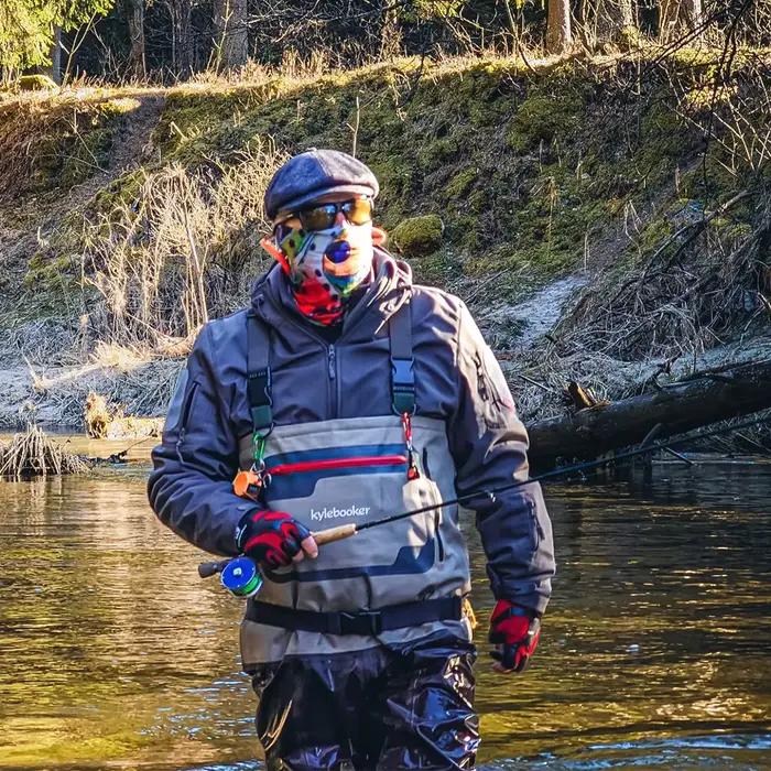 Waders pêche à la mouche hommes respirants pieds chaussettes imperméables légers poitrine pour eau douce