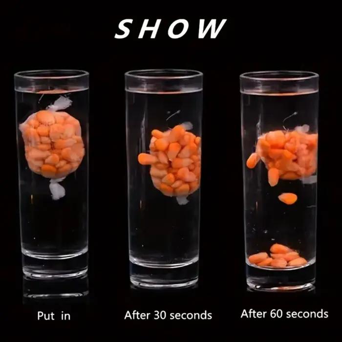 Nid de pêche soluble 5M pour carpe avec filet 18 à 44MM, accessoires feeder écologiques pêche européenne
