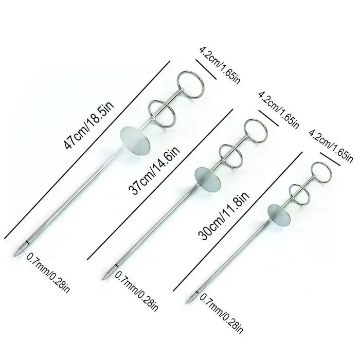 Support double pour canne mer réglable en métal - Bracket acier insertion sol