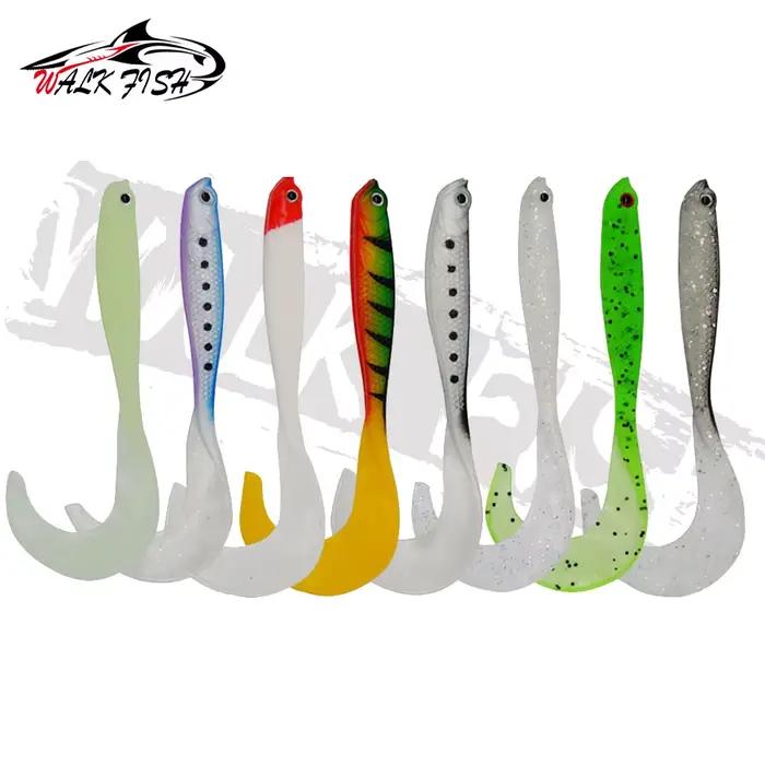 Leurre souple shad T-tail 12,5cm 5,5g pour la pêche du brochet et du black bass en jigging