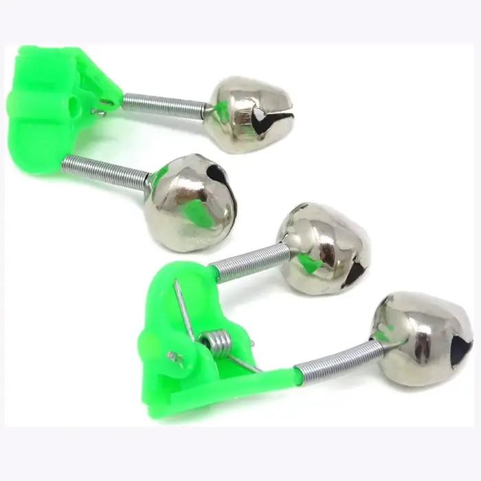 10 pièces alarmes de touche hiver pêche glace - clips avec clochette pour détection nocturne et morsures