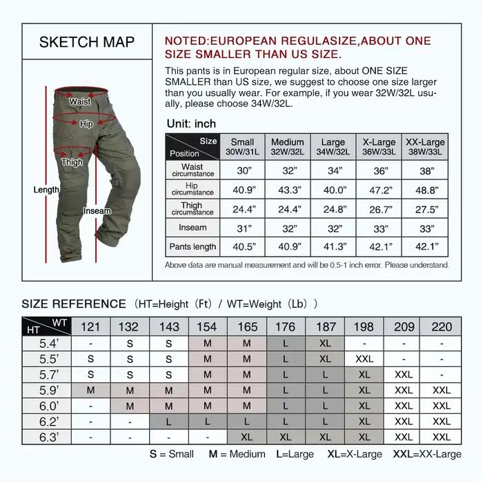 Pantalon tactique IDOGEAR Combat UFS genouillères camouflage pêche outdoor chasse 3209