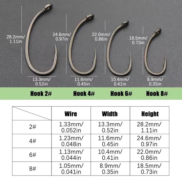 10 hameçons Klor carp hook acier allié pour montage Ronnie rig et method feeder - Hameçons barbelés carpe