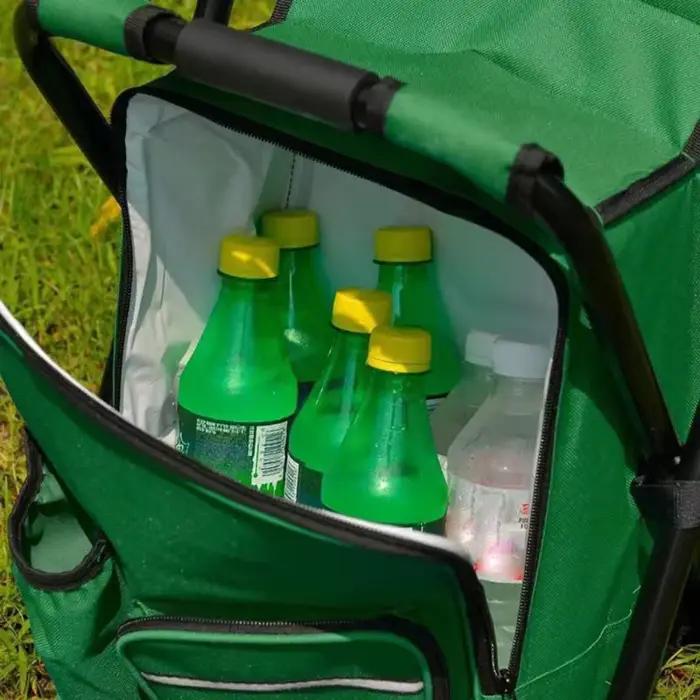 Sac à dos chaise de pêche 2 en 1 pliable et résistant pour chasse et escalade