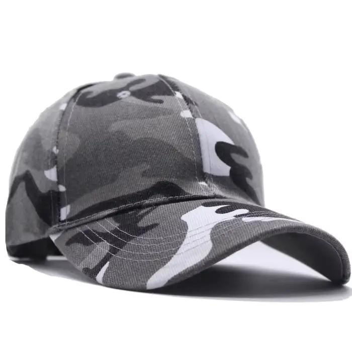 Casquette camouflage snapback unisexe hip hop - Chapeau pêche armée pour groupe activité