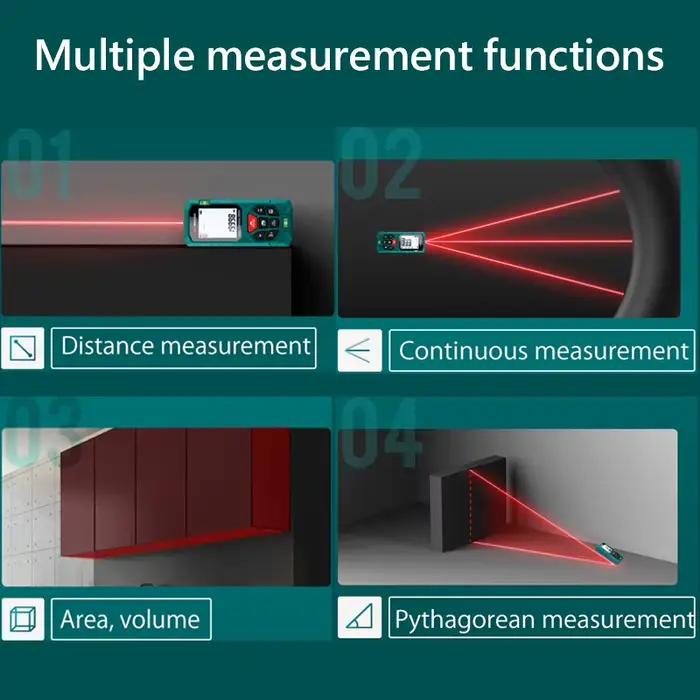 Télémètre laser INKERSI pour pêcheurs professionnels et amateurs avec mesure continue, surface et volume, haute précision et durabilité