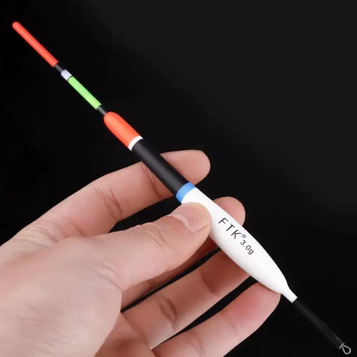 Set 5 flotteurs FTK mixte tailles et couleurs pour pêche - bouchons flottants polyvalents