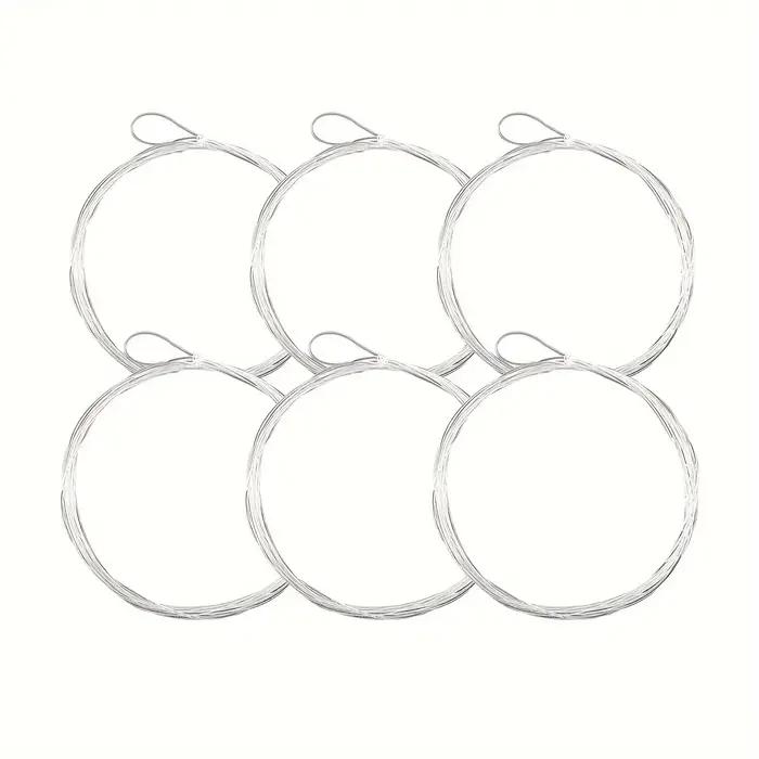 Bas de ligne pêche à la mouche 9-15ft pré-noué loop clair effilé nylon 6 pièces - Aventik
