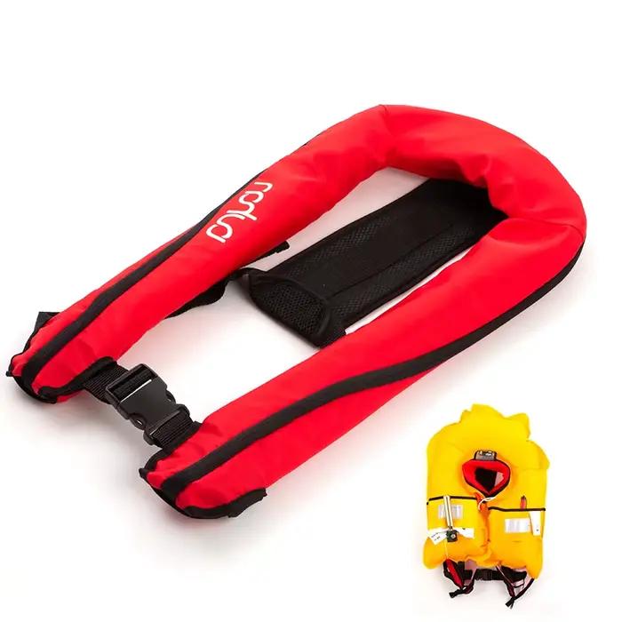 Gilet de sauvetage auto-gonflable professionnel pêche adulte 100N 150N pour rafting et navigation